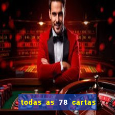 todas as 78 cartas do tarot